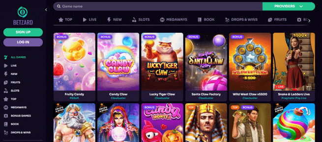 Ontdek je favoriete spellen bij casino Betzard